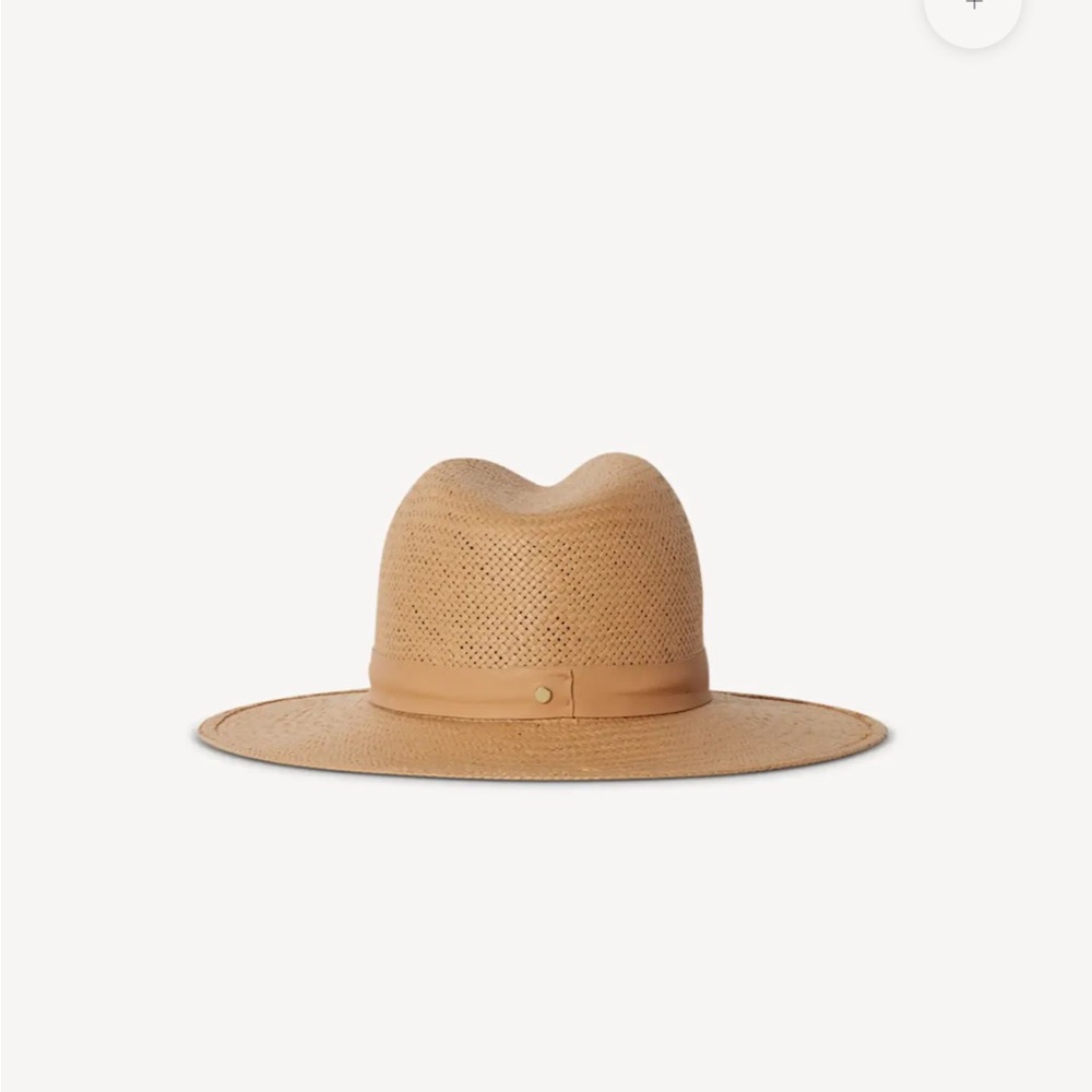 NWT Janessa Leone Simone Sand Fedora Hat - Picture 2 of 9